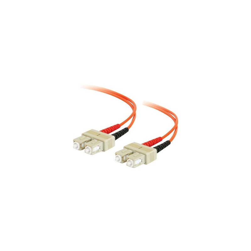 C2G Low-Smoke Zero-Halogen - Patch kabel - SC několik režimů (M) do SC několik režimů (M) - 2 m - 2 m - optické vlákno - 50 /
