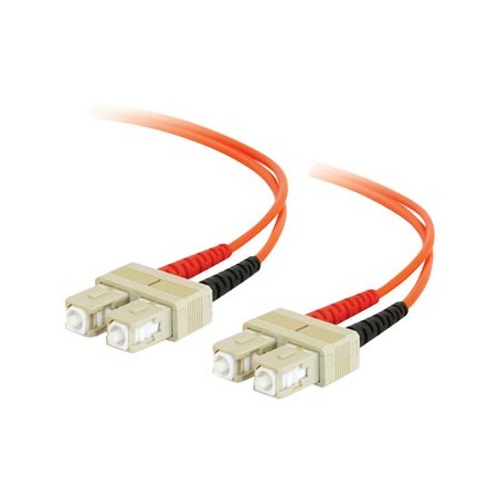 C2G Low-Smoke Zero-Halogen - Patch kabel - SC několik režimů (M) do SC několik režimů (M) - 2 m - 2 m - optické vlákno - 50 /