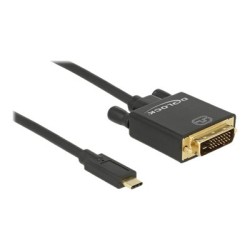 Delock - Externí video adaptér - Parade PS171 - USB-C - DVI - černá - maloobchod 85321