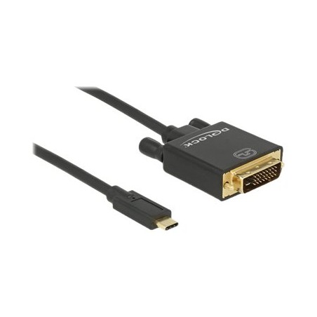 Delock - Externí video adaptér - Parade PS171 - USB-C - DVI - černá - maloobchod 85321