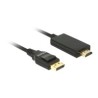 Delock - Kabel adaptéru - DisplayPort s piny (male) do HDMI s piny (male) - 1 m - trojnásobně stíněná kroucená dvoulinka