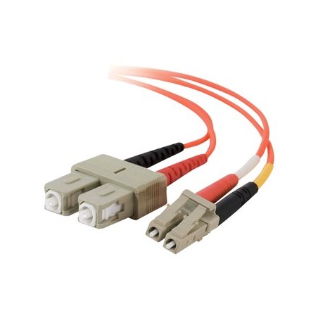 C2G Low-Smoke Zero-Halogen - Patch kabel - multirežim LC (M) do SC několik režimů (M) - 10 m - 10 m - optické vlákno - 50 / 125