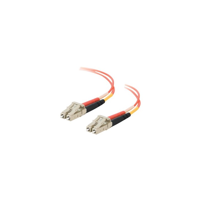 C2G Low-Smoke Zero-Halogen - Patch kabel - multirežim LC (M) do multirežim LC (M) - 10 m - 10 m - optické vlákno - 50 / 125