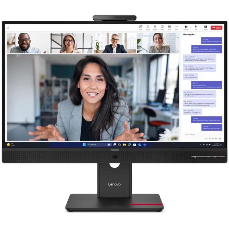 LENOVO LCD T27QD-4v - 27",IPS,16:9,2560x1440,300cd/m2,1500:1,4ms(GtG),HDMI,DP,DPout,DC,USB Hub,USB-C,RJ45,Pivot,repro