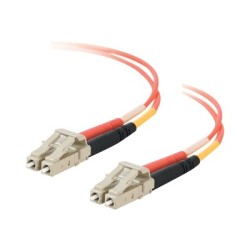 C2G Low-Smoke Zero-Halogen - Patch kabel - multirežim LC (M) do multirežim LC (M) - 2 m - 2 m - optické vlákno - 50 / 125