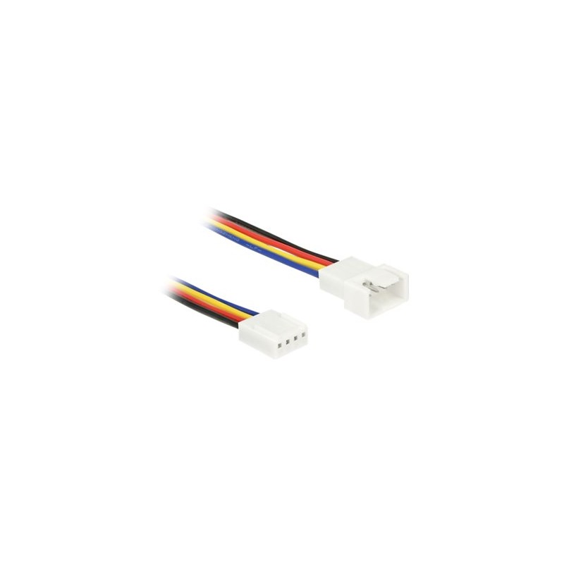 Delock - Prodlužovací kabel větráku - 4-pinová PWM (pulsně šířková modulace) (M) do 4-pinová PWM (pulsně šířková modulace) (F)