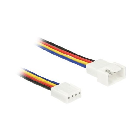 Delock - Prodlužovací kabel větráku - 4-pinová PWM (pulsně šířková modulace) (M) do 4-pinová PWM (pulsně šířková modulace) (F)
