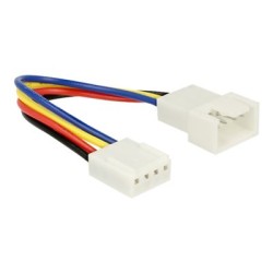 Delock - Prodlužovací kabel větráku - 4-pinová PWM (pulsně šířková modulace) (M) do 4-pinová PWM (pulsně šířková modulace) (F)