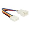 Delock - Prodlužovací kabel větráku - 4-pinová PWM (pulsně šířková modulace) (M) do 4-pinová PWM (pulsně šířková modulace) (F)
