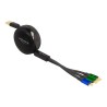 Delock - Kabel USB - USB (M) do Micro USB typ B, 24 pin USB-C (M) - USB 2.0 - 10 V - 3 A - 1.13 m - vysunutelný, plochý, up to