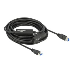 Delock - Kabel USB - USB typ A (M) do USB Type B (M) - USB 3.2 Gen 1 - 10 m - aktivní - cerná