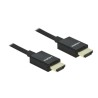 Delock - Ultra High Speed - HDMI kabel - HDMI s piny (male) do HDMI s piny (male) - 2 m - koaxiál - cerná - podpora 8K