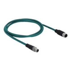 Network cable M12 X-coded 8 pin male to, Network cable M12 X-coded 8 pin male to