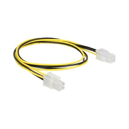 Delock - Prodlužovací šňůra - napájení P4 (M) do napájení P4 (F) - 50 cm