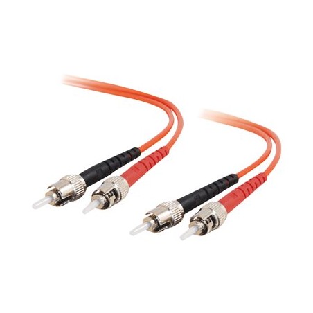 C2G ST-ST 62.5/125 OM1 Duplex Multimode PVC Fiber Optic Cable (LSZH) - Patch kabel - ST několik režimů (M) do ST několik režimů