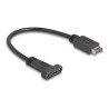 Delock - USB interní kabel - 24 pin USB-C (F) montáž na panel do 20 pin Key A (F) - 5 V - 1.5 A - 25 cm - rychlost prenosu dat