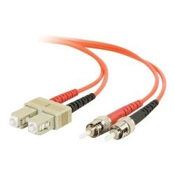 C2G SC-ST 50/125 OM2 Duplex Multimode PVC Fiber Optic Cable (LSZH) - Síťový kabel - SC několik režimů (M) do ST několik režimů