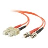 C2G SC-ST 50/125 OM2 Duplex Multimode PVC Fiber Optic Cable (LSZH) - Síťový kabel - SC několik režimů (M) do ST několik režimů
