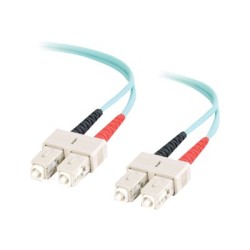 C2G SC-SC 10Gb 50/125 OM3 Duplex Multimode PVC Fiber Optic Cable (LSZH) - Síťový kabel - SC několik režimů (M) do SC několik