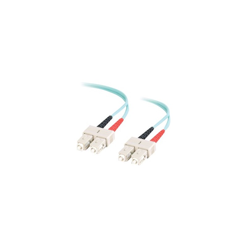 C2G SC-SC 10Gb 50/125 OM3 Duplex Multimode PVC Fiber Optic Cable (LSZH) - Síťový kabel - SC několik režimů (M) do SC několik