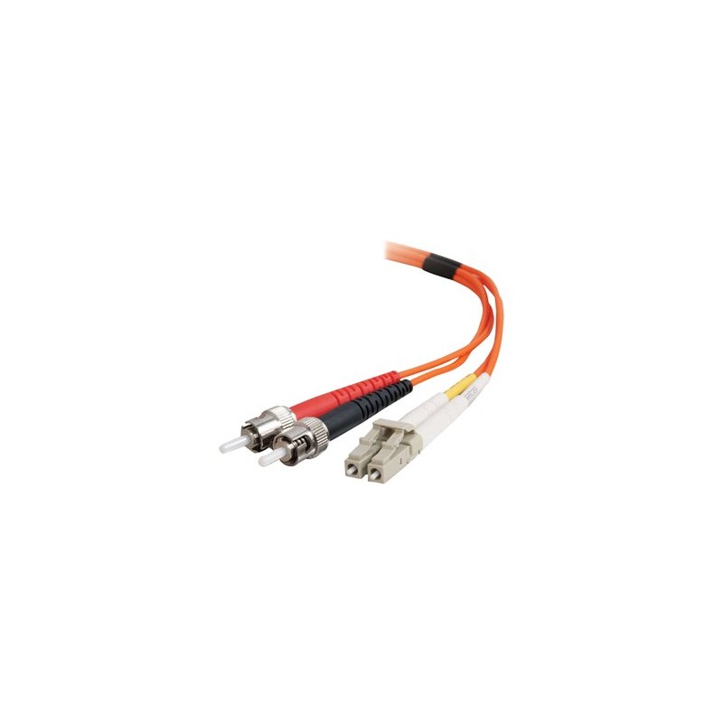 C2G LC-ST 50/125 OM2 Duplex Multimode PVC Fiber Optic Cable (LSZH) - Síťový kabel - ST několik režimů (M) do multirežim LC (M)