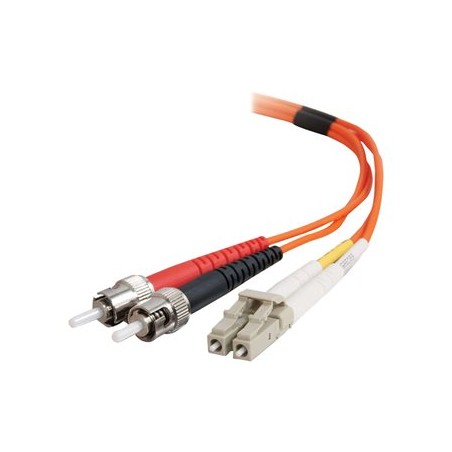 C2G LC-ST 50/125 OM2 Duplex Multimode PVC Fiber Optic Cable (LSZH) - Síťový kabel - ST několik režimů (M) do multirežim LC (M)