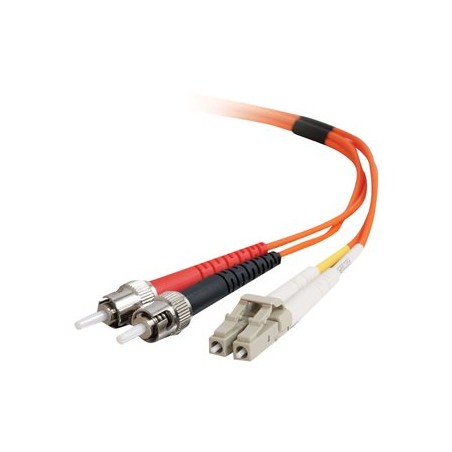 C2G LC-ST 50/125 OM2 Duplex Multimode PVC Fiber Optic Cable (LSZH) - Síťový kabel - ST několik režimů (M) do multirežim LC (M)