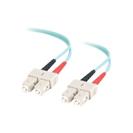C2G SC-SC 10Gb 50/125 OM3 Duplex Multimode PVC Fiber Optic Cable (LSZH) - Síťový kabel - SC několik režimů (M) do SC několik