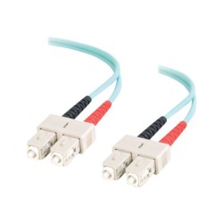 C2G SC-SC 10Gb 50/125 OM3 Duplex Multimode PVC Fiber Optic Cable (LSZH) - Síťový kabel - SC několik režimů (M) do SC několik