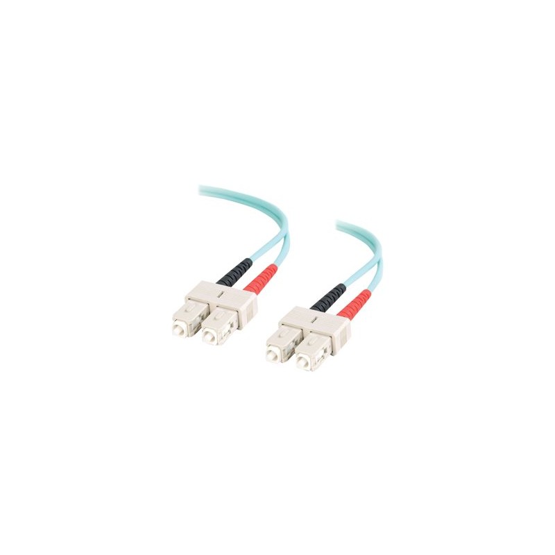 C2G SC-SC 10Gb 50/125 OM3 Duplex Multimode PVC Fiber Optic Cable (LSZH) - Síťový kabel - SC několik režimů (M) do SC několik
