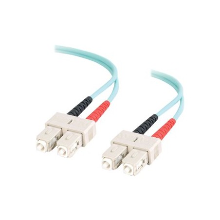 C2G SC-SC 10Gb 50/125 OM3 Duplex Multimode PVC Fiber Optic Cable (LSZH) - Síťový kabel - SC několik režimů (M) do SC několik