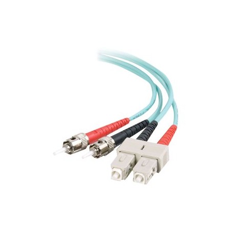 C2G SC-ST 10Gb 50/125 OM3 Duplex Multimode PVC Fiber Optic Cable (LSZH) - Síťový kabel - ST několik režimů (M) do SC několik