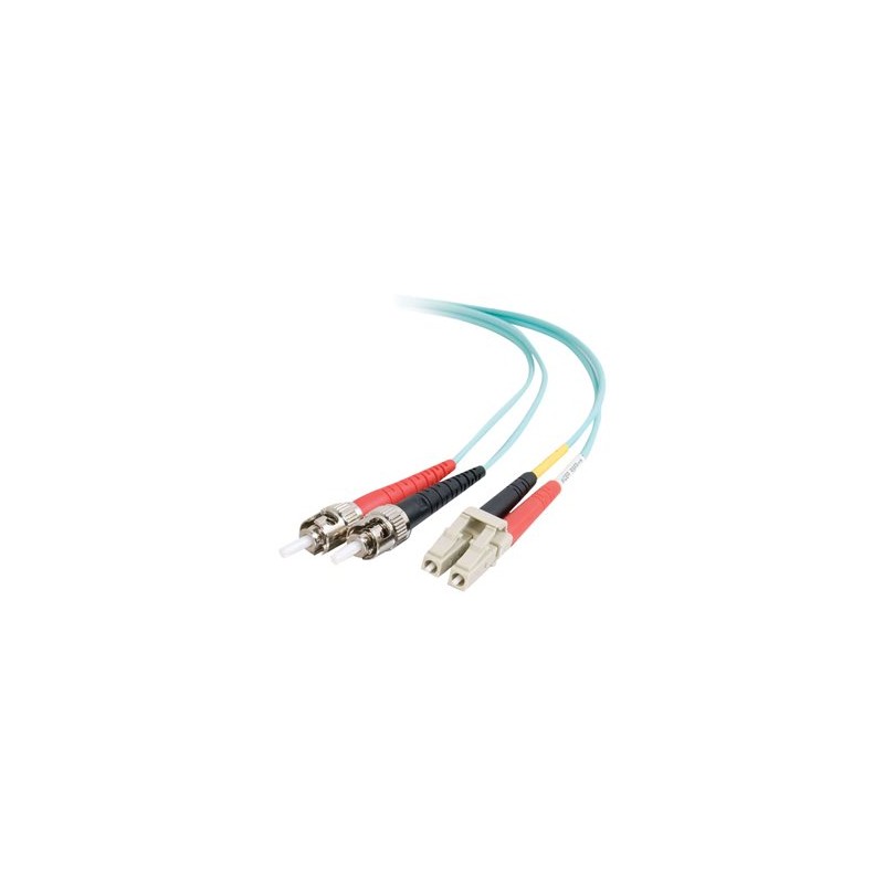 C2G LC-ST 10Gb 50/125 OM3 Duplex Multimode PVC Fiber Optic Cable (LSZH) - Síťový kabel - ST několik režimů (M) do multirežim LC