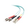 C2G LC-ST 10Gb 50/125 OM3 Duplex Multimode PVC Fiber Optic Cable (LSZH) - Síťový kabel - ST několik režimů (M) do multirežim LC