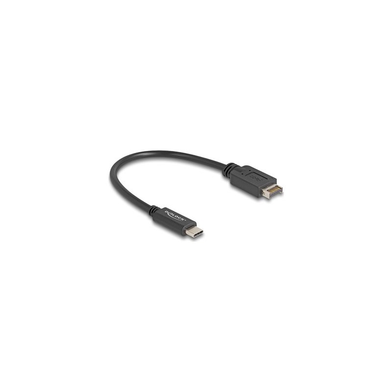 Delock - USB kabel - 20 pin Key A (M) do 24 pin USB-C (M) - USB 3.2 Gen 2 - 25 cm