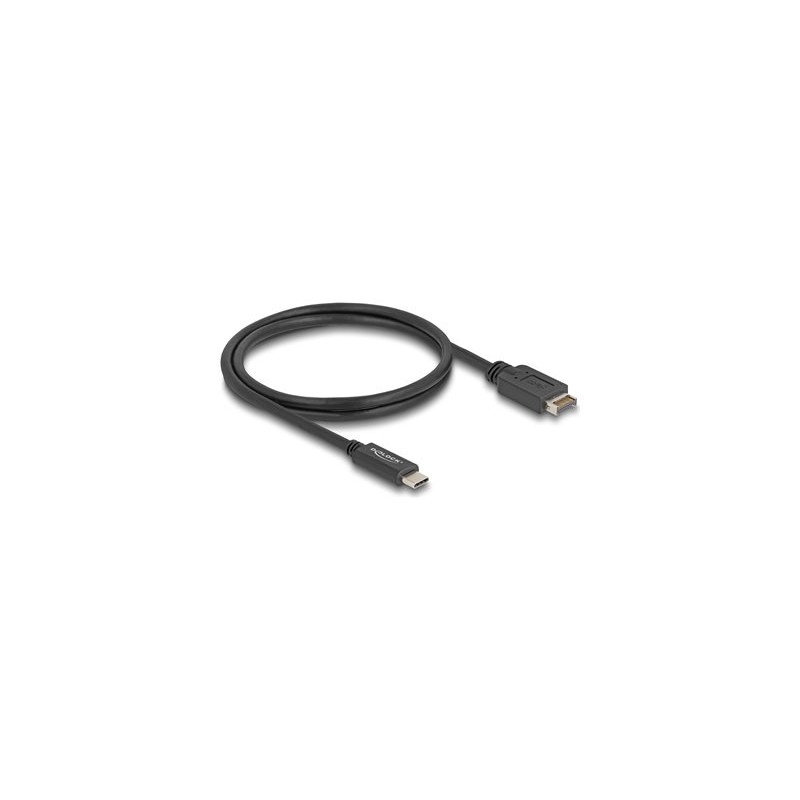 Delock - USB kabel - 20 pinový USB Typ E (M) Klíc A do 24 pin USB-C (M) - 1 m - rychlost prenosu dat až 10 Gbps