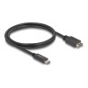 Delock - USB kabel - 20 pinový USB Typ E (M) Klíc A do 24 pin USB-C (M) - 1 m - rychlost prenosu dat až 10 Gbps