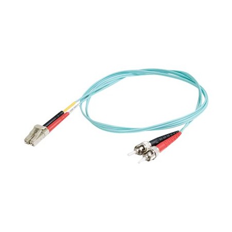 C2G LC-ST 10Gb 50/125 OM3 Duplex Multimode PVC Fiber Optic Cable (LSZH) - Síťový kabel - ST několik režimů (M) do multirežim LC