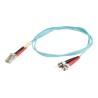 C2G LC-ST 10Gb 50/125 OM3 Duplex Multimode PVC Fiber Optic Cable (LSZH) - Síťový kabel - ST několik režimů (M) do multirežim LC