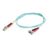 C2G LC-ST 10Gb 50/125 OM3 Duplex Multimode PVC Fiber Optic Cable (LSZH) - Síťový kabel - ST několik režimů (M) do multirežim LC