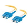 C2G SC-SC 9/125 OS1 Duplex Singlemode PVC Fiber Optic Cable (LSZH) - Patch kabel - jednoduchý režim SC (M) do jednoduchý režim