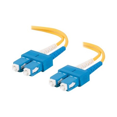 C2G SC-SC 9/125 OS1 Duplex Singlemode PVC Fiber Optic Cable (LSZH) - Patch kabel - jednoduchý režim SC (M) do jednoduchý režim