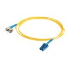 C2G LC-ST 9/125 OS1 Duplex Singlemode PVC Fiber Optic Cable (LSZH) - Patch kabel - jednoduchý režim ST (M) do jednoduchý režim