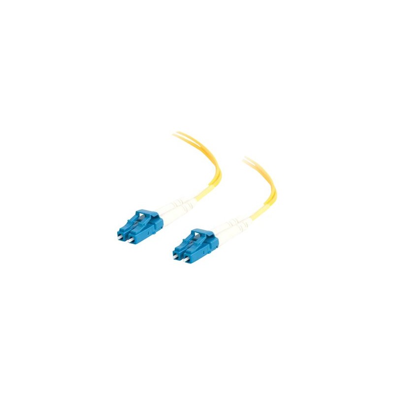 C2G LC-LC 9/125 OS1 Duplex Singlemode PVC Fiber Optic Cable (LSZH) - Patch kabel - jednoduchý režim LC (M) do jednoduchý režim