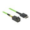 Cable OCuLink PCIe SFF-8611 to SFF-8643, Cable OCuLink PCIe SFF-8611 to SFF-8643 85694