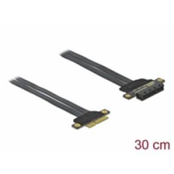Delock PCI Express x4 to x4 with flexible cable - Riser karta