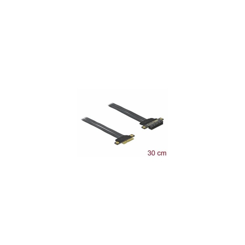 Delock PCI Express x4 to x4 with flexible cable - Riser karta