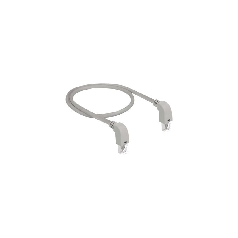 Delock - Patch kabel - RJ-45 (M) zahnutí dolů do RJ-45 (M) zahnutí dolů - 50 cm - 0.56 cm - SF/UTP - CAT 5e - neobsahuje