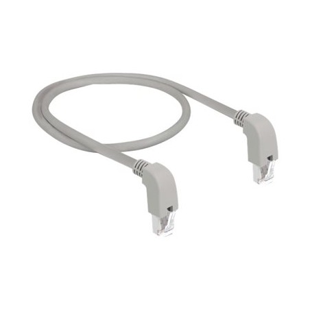 Delock - Patch kabel - RJ-45 (M) zahnutí dolů do RJ-45 (M) zahnutí dolů - 50 cm - 0.56 cm - SF/UTP - CAT 5e - neobsahuje