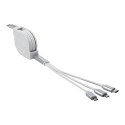 Delock - Kabel pouze pro nabíjení - 24 pin USB-C s piny (male) do Micro USB typ B, Lightning, 24 pin USB-C s piny (male) - 98